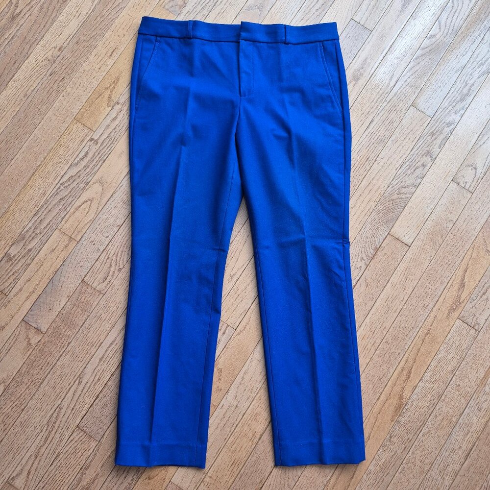 Banana Republic Royal Blue “Ryan” Straight-Leg Pants